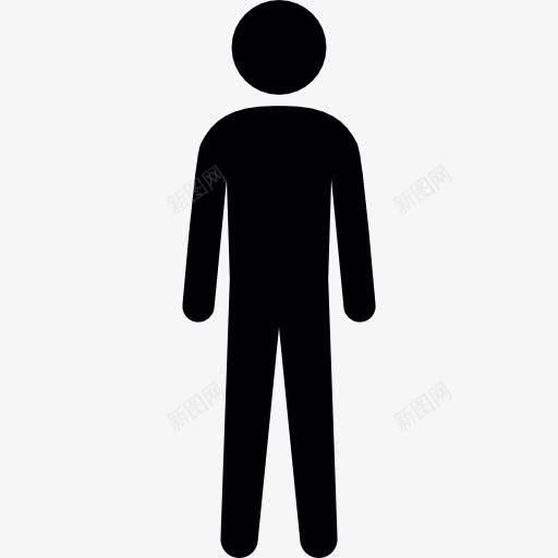 高大的人体轮廓图标png_新图网 https://ixintu.com 人 人的剪影 人的轮廓图 剪影的男性 大男人 男性 高个子 高个子男人