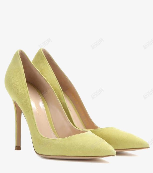 绿色高跟鞋png免抠素材_新图网 https://ixintu.com 产品实物 女鞋 尖头鞋 绿色 高跟鞋