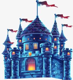 童话建筑卡通城堡高清图片