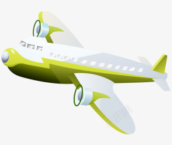 彩色小飞机卡通简约飞机小型装饰广告高清图片