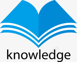 学习的logo蓝色课本logo图图标高清图片