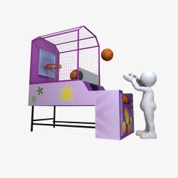 篮球文化3D小人高清图片