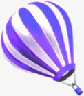 纹条紫色白色条纹图案热气球招聘高清图片
