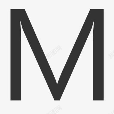 大写字母Micon图标图标