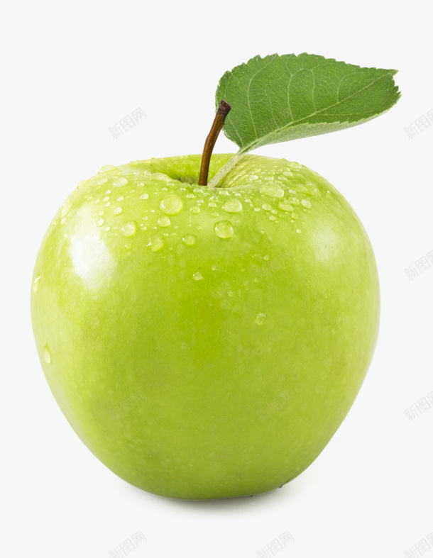 青色苹果整个png免抠素材_新图网 https://ixintu.com 新鲜 水果 绿色 青柠色 青苹果