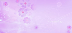 女子用品紫色花朵背景高清图片