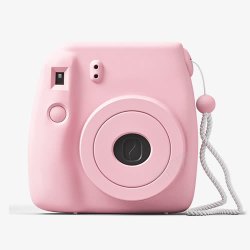 粉色相机卡通粉色拍立得相机高清图片