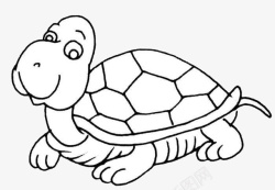 效果图图案手绘的简笔画乌龟图标高清图片