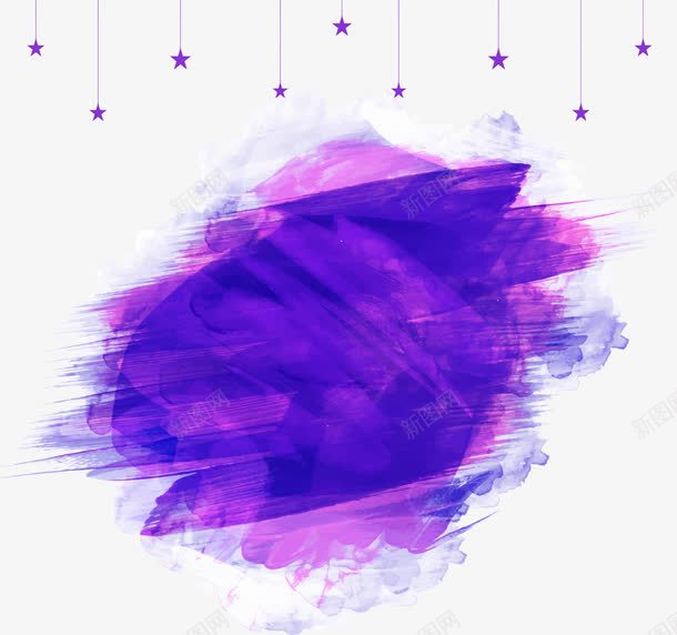 紫色水彩涂鸦底纹png免抠素材_新图网 https://ixintu.com 个性涂鸦 标题底纹 校园艺术节 紫色涂鸦