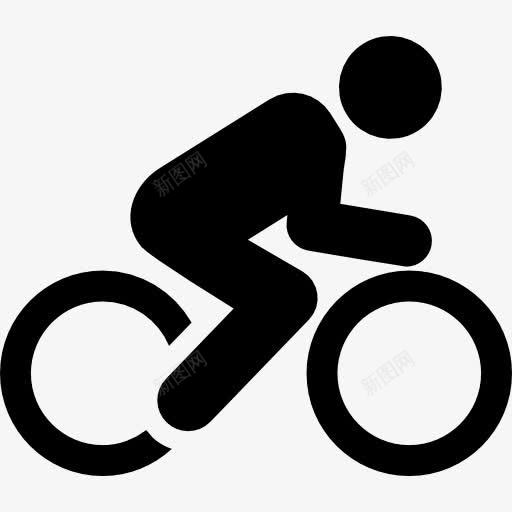 自行车图标png_新图网 https://ixintu.com 奥运会 粘人 运动 运输 骑自行车