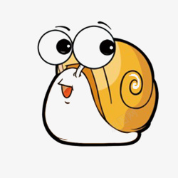 背着包的蜗牛可爱的蜗牛高清图片