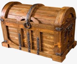 欧式宝箱复古木箱高清图片