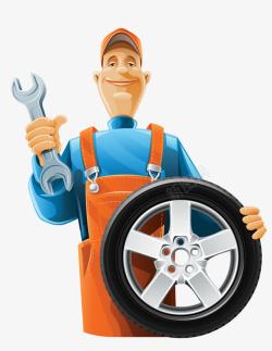 轮胎修理工修理工高清图片