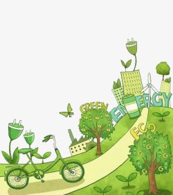 健康生活环境绿色城市高清图片