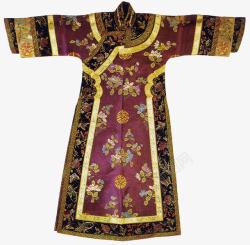 清朝服装中国传统刺绣纹样高清图片