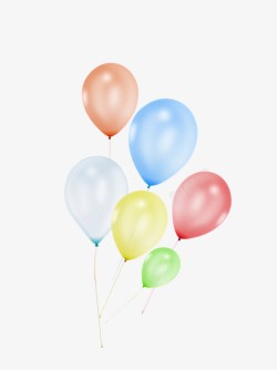 精美气球素材唯美精美卡通气球节日高清图片