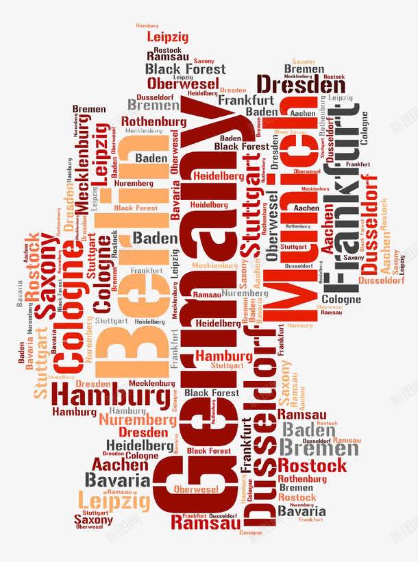 字母组成德国地图png免抠素材_新图网 https://ixintu.com 分界 划分 区别 国家 国界线 地域线 字母组成德国地图 高清免扣素材