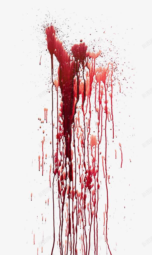 喷溅的血液png免抠素材_新图网 https://ixintu.com 效果 效果素材 液体 溅血 红色 血液 血迹