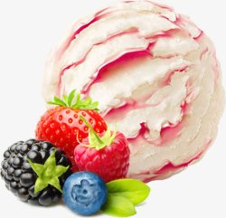 水果冰淇淋效果元素素材