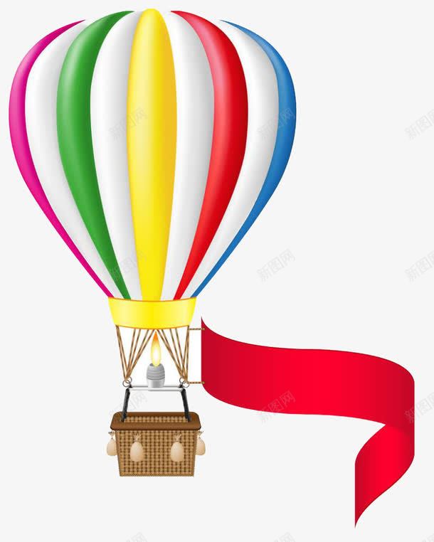 卡通热气球横幅png免抠素材_新图网 https://ixintu.com 卡通 卡通横幅 卡通热气球 彩色热气球 手绘 横幅 热气球 热气球条幅 祝福