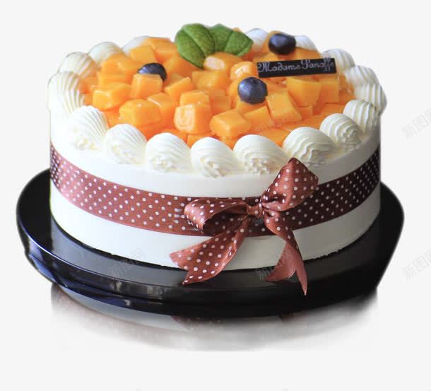 美味芒果蛋糕png免抠素材_新图网 https://ixintu.com 甜品 美味蛋糕 芒果 蛋糕