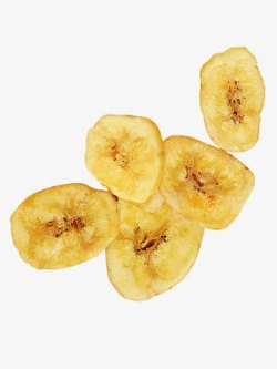 香蕉干素材干枯香蕉片高清图片