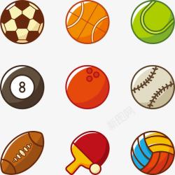 球类运动手绘球类运动高清图片