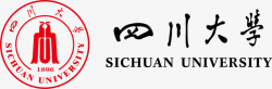 知识教育四川大学logo矢量图图标高清图片