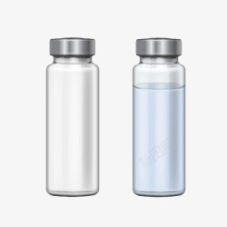 方形瓶子透明玻璃灰色盖子的广口瓶实物高清图片