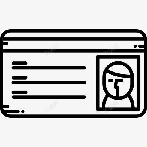 学生卡图标png_新图网 https://ixintu.com 业务 学生证 学生证制作素材 身份识别 通过身份证