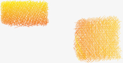 橙色铅笔图表橙色渐变彩铅笔刷手绘高清图片