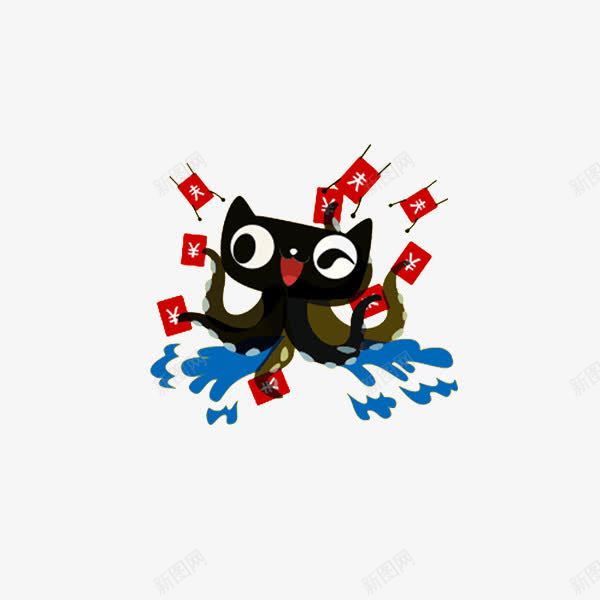 天猫卡通图标png_新图网 https://ixintu.com 卡通猫 天猫logo 红包