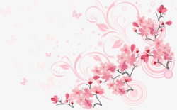 樱桃枝装饰唯美的樱花高清图片