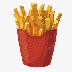 垃圾食品PNG矢量图垃圾食品炸薯条图高清图片