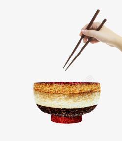 豆米创意食品碗筷高清图片
