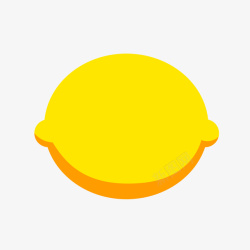 手绘黄色柠檬水果矢量图素材