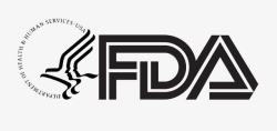食品认证黑色创意大气企业FDA认证标志高清图片