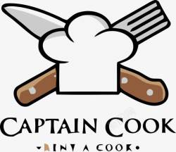 西餐餐饮刀叉logo图标厨师刀叉风格LOGO图标高清图片