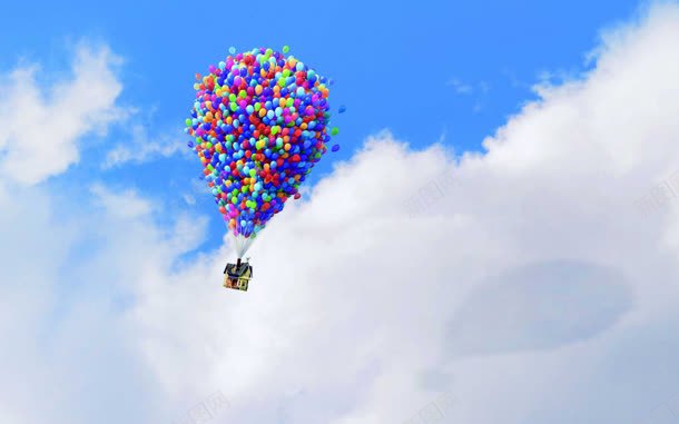 蓝天白云彩色热气球jpg设计背景_新图网 https://ixintu.com 彩色 热气球 白云 蓝天