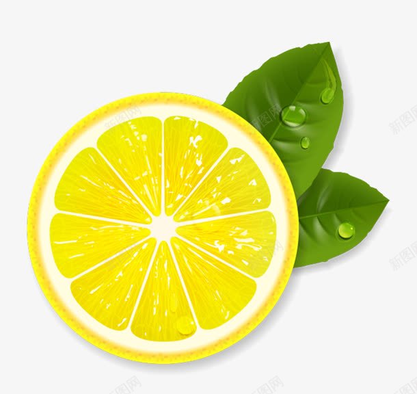 柠檬png免抠素材_新图网 https://ixintu.com 3D 一块柠檬 创意水果 卡通水果 新鲜水果 柠檬 水果 水滴