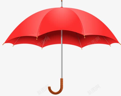 红色雨伞png免抠素材_新图网 https://ixintu.com 卡通雨伞 天堂伞 遮阳伞