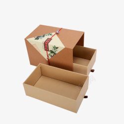 食材盒子精致抽拉包装盒高清图片