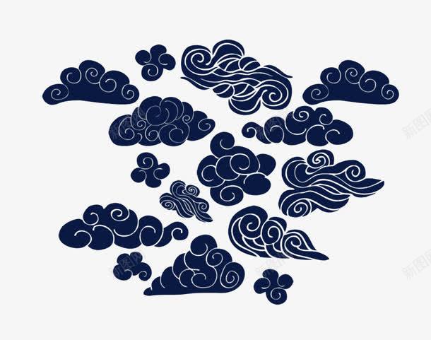 云纹png免抠素材_新图网 https://ixintu.com 中国元素 云纹 古典 文化