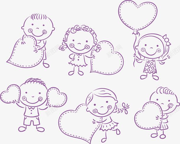 儿童简笔画png免抠素材_新图网 https://ixintu.com 人物简化 儿童简笔画 卡通儿童手绘设计矢量素材 卡通宝宝 可爱宝宝 孩子手绘 小孩子 快乐儿童 时尚人物 矢量人物