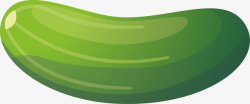 丝瓜手绘卡通食物蔬菜青瓜元素矢量图高清图片