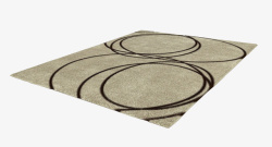 方形多色花纹北欧地毯方形棕色花纹北欧地毯高清图片