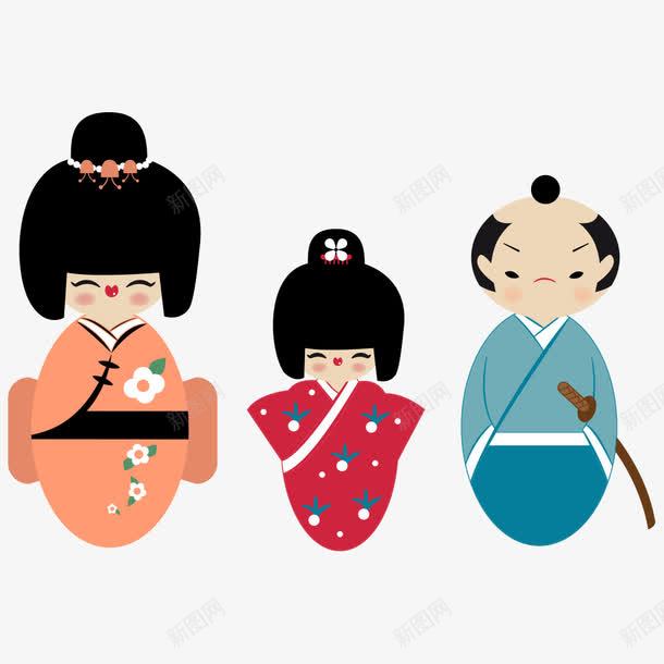 和服png免抠素材_新图网 https://ixintu.com 人物 卡通女孩 和服 和服女孩 日本文化 服装 服饰