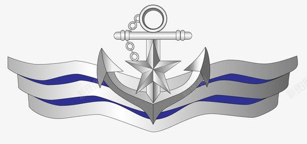 海军胸标AIpng免抠素材_新图网 https://ixintu.com AI PNG 海军卡通 海军胸标