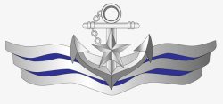 海军胸标AI素材