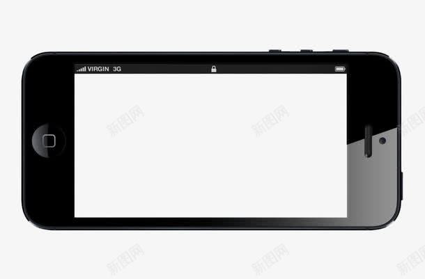 黑色手机框png免抠素材_新图网 https://ixintu.com iPhone 手机 手机样机 手机模板 手机正反面 苹果手机